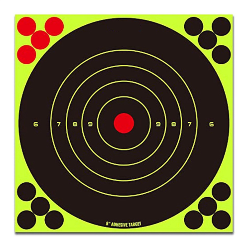 100pcs fluorescent green target stickers bow and stickers 1