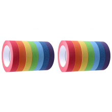 Colored Masking Tape,Colored Painters Tape for Arts and Crafts,A