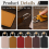 30 Pcs Leather Key Fob Kit,Rectangular PU Leather Keychain Blanks 2