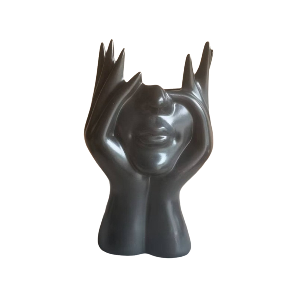 David Statue Pen Holder Makeup Brush Holder Storage Box Black-image-OPC-PJ96B5J-NEW