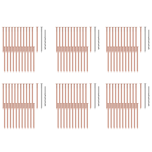 25 Pcs Copper Nails to Killing Trees,3.5 Inch Pure Copper Nails