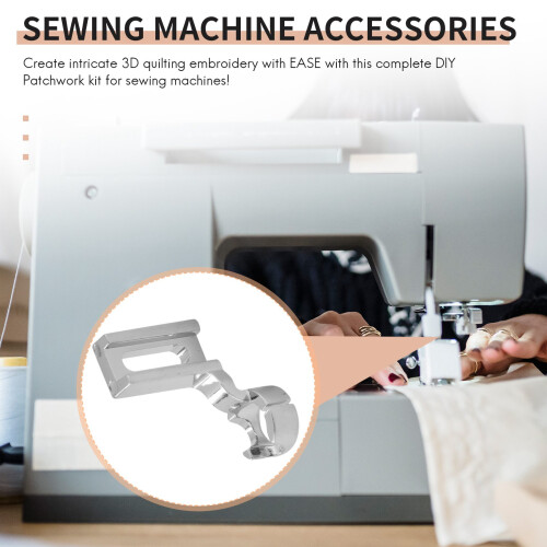 DIY Patchwork Maker Kit & Sewing Ruler Shank Ruler Foot Free Machines 2