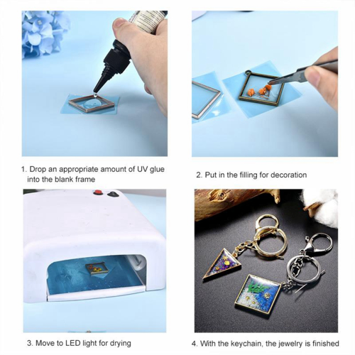 Curing Quick Drying Epoxy Resin UV Glue DIY Jewelry Making Tools, 60G 1