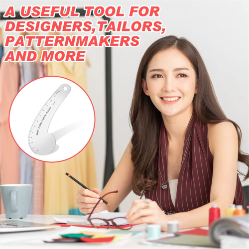Vary Form Curve Ruler Solid Metal French Curve Hip Curve Ruler 1