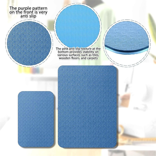 2Pcs Sewing Machine Muffling Mat Pedal Mat Sewing Machine Mat blue 1