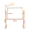 Adjustment Solid Wooden Frames Embroidery Floor Stand 6