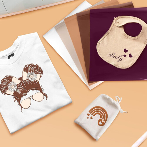 3D Puff Vinyl Heat Transfer HTV Iron on Puff Vinyl 5 Sheets 1