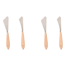 2 Pcs Painting Knife Wood Handle and for Art and Paint
