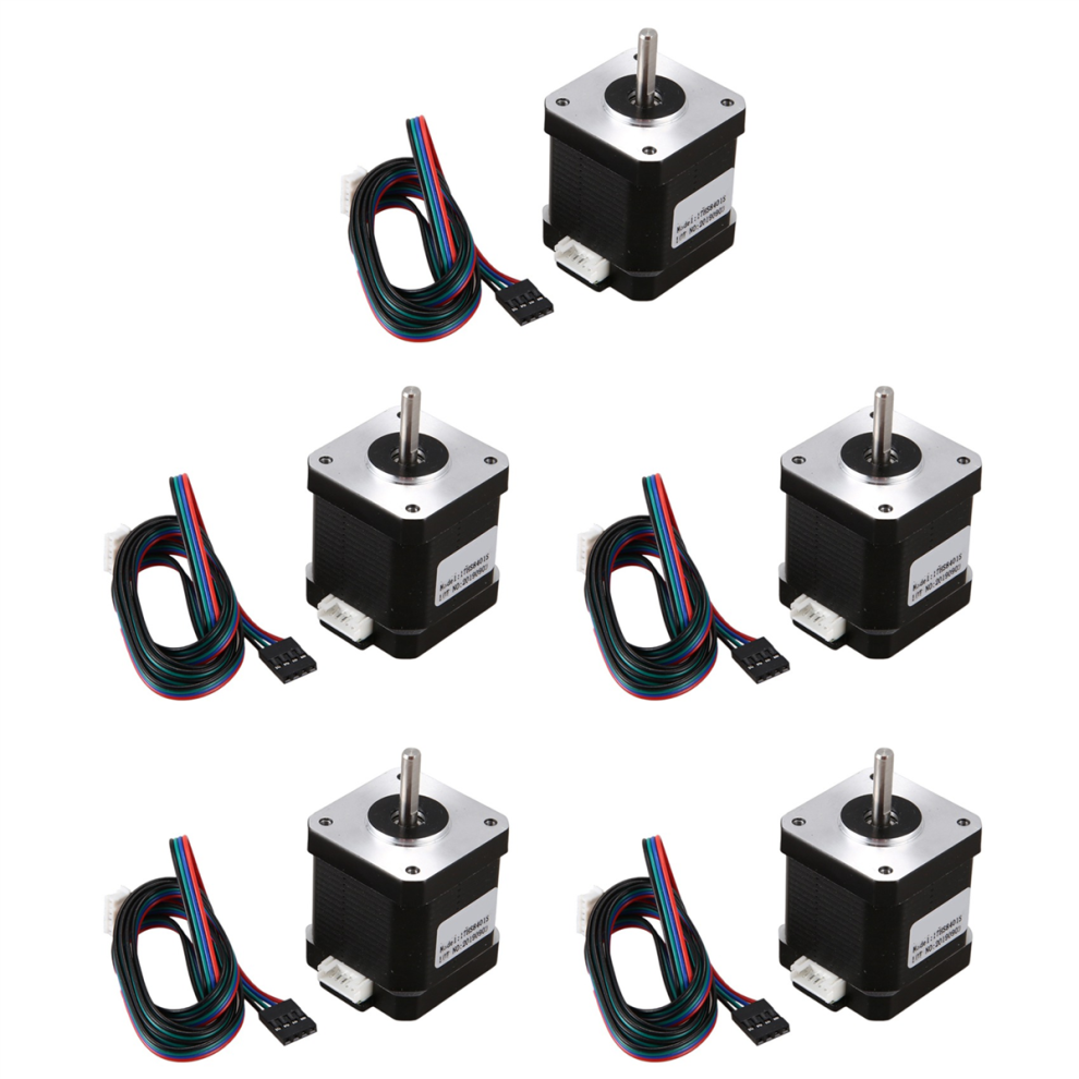 1Pcs Nema 17 Stepper Motor 48Mm Nema17 Motor 42Bygh 2A 4-Lead 4712794615839