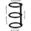 3-Rings Book Rings Metal Loose Leaf Binder Rings Binding 3