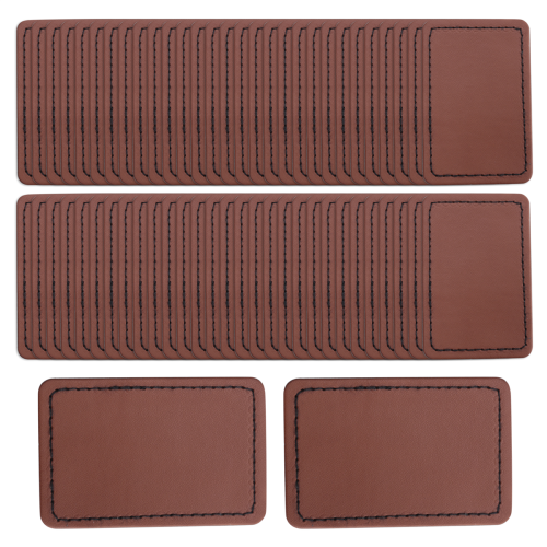 90Pcs Laser Engraving Blanks, Blank Leather Patch for Hat 2