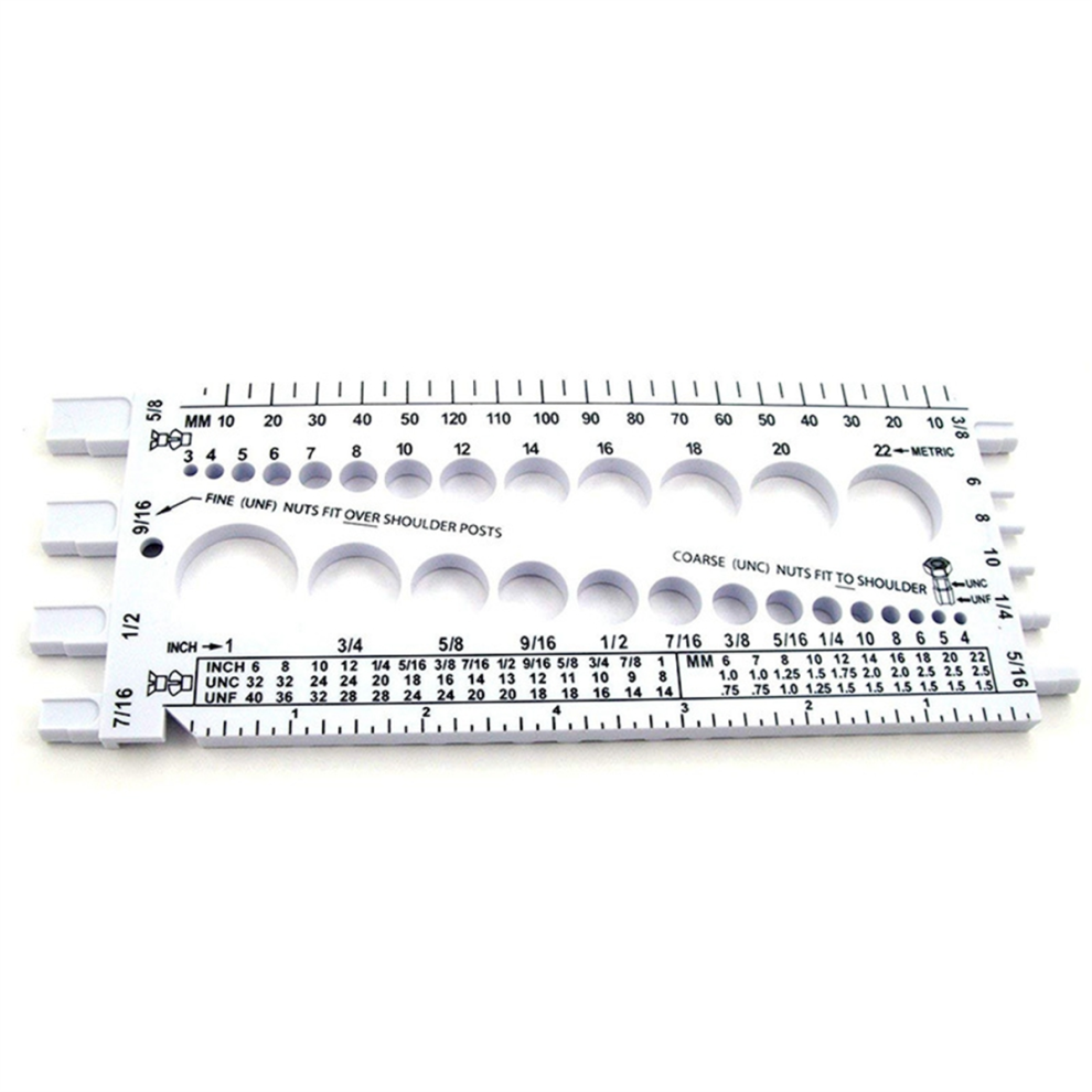 Bolt Nut Thread Inch&Metric Thread Tester Bolt Gauges-B 4713043667746
