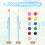 336x Mini Acrylic Paint Set 24Set 12 Colors Acrylic Paint Strips(2ml) 3