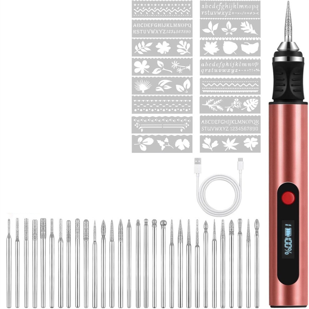 Cordless Engraving Pen With 30 Bit, Diy Engraver Tool Kit 4713043669177