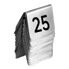 25PCS Restaurant Bar Place Table Marker Tabletop Number Sign