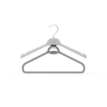 Joseph Joseph Set ordinato di 2 ganci per indumenti lunghi ganci da abbigliamento in 2 parti per abiti e tute con ganci a cinghia integrati
