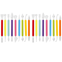 9Pcs Fondant Modeling Tools Set, Paste for Cake Decorating