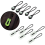 20Pcs Self Luminous Zipper Pulls,Anti Lost for Outdoor Mountaineering 2