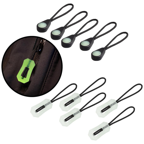 20Pcs Self Luminous Zipper Pulls,Anti Lost for Outdoor Mountaineering 1