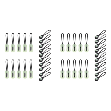 20Pcs Self Luminous Zipper Pulls,Anti Lost for Outdoor Mountaineering