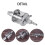 50mL Engine Machine Lubricator Oil Drip Feed Oiler Clear+Silver 5