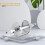 50mL Engine Machine Lubricator Oil Drip Feed Oiler Clear+Silver 2