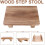 Wooden Step Stool for Adults, Bed Stool for High Beds, Kitchen 4