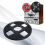 10Inch Empty Tape Reel 4 Hole Aluminum Empty Disc Opening Reel Black 3