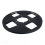 10Inch Empty Tape Reel 4 Hole Aluminum Empty Disc Opening Reel Black 1