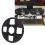 10Inch Empty Tape Reel 4 Hole Aluminum Empty Disc Opening Reel Black 4
