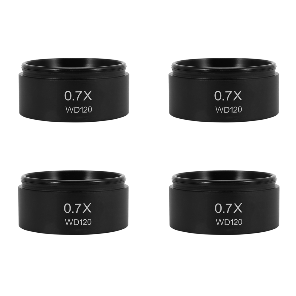 Wd120 0.7X Trinocular Stereo Microscope Auxiliary Objective Lens 48Mm Black 4713043673136