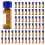 100Pack Vials,2Ml HPLC Vials,with Write-on Spot and Graduations,Amber 1
