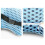 (blue,light gray) Lumbar Support Pillow Ergonomic Memory Foam Breathable Mesh Low Back Pain Relief 9