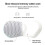 (blue,light gray) Lumbar Support Pillow Ergonomic Memory Foam Breathable Mesh Low Back Pain Relief 2