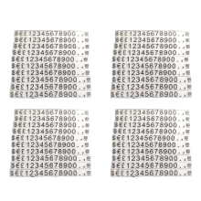 Adjustable Number Counter Stand Label Sale Price Blocks 170 Pieces