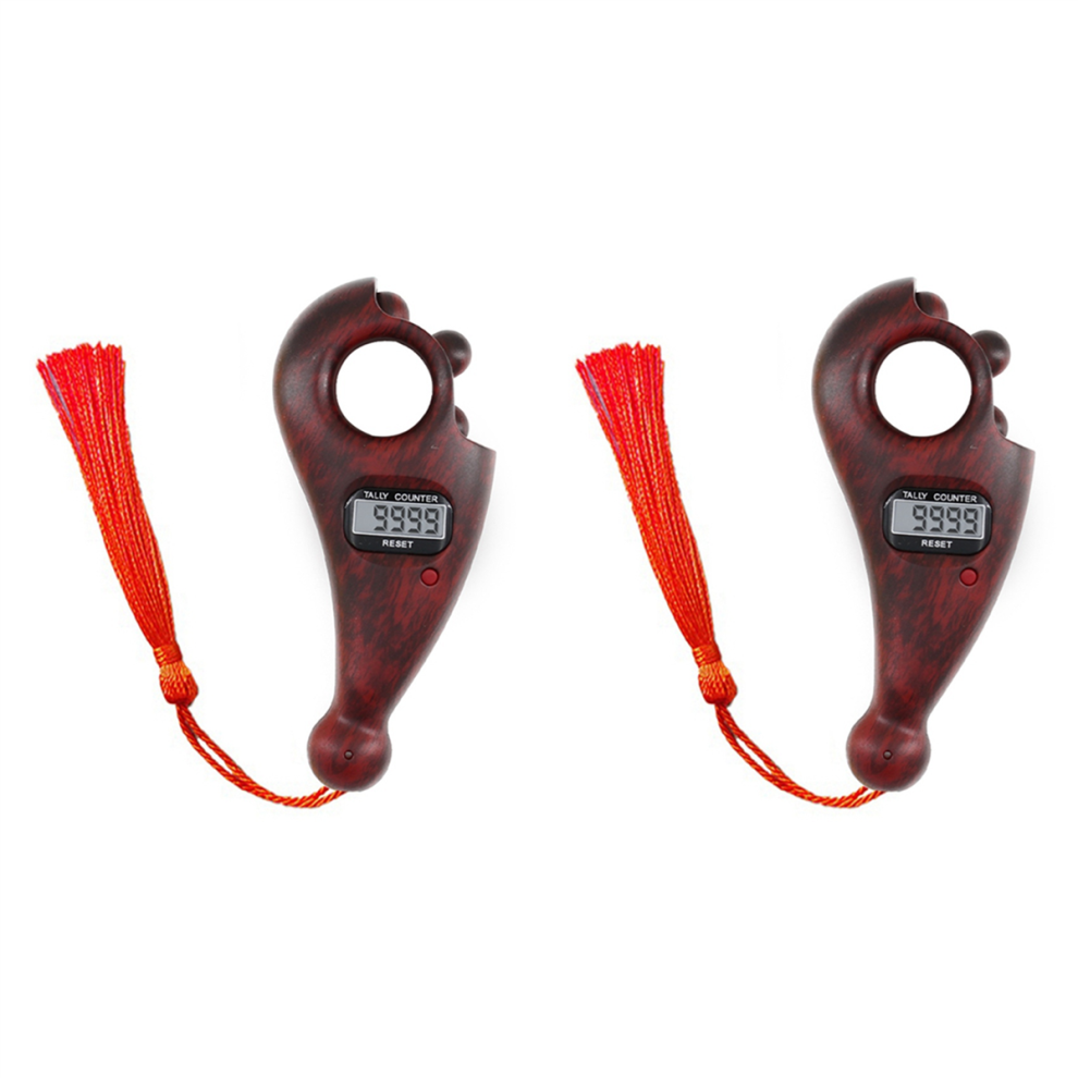 Rotating Prayer Beads With Led Digital Counter Portable Finger A