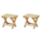 Small Folding Stool Portable Wooden Stool Chair 28x26x22cm 1
