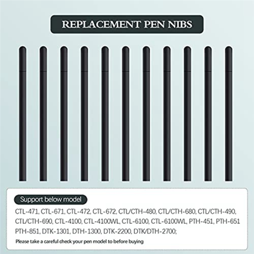 20PCS Standard Pen Nibs Refill for Bamboo CTL471 CTL671 CTL672 CTH480 1