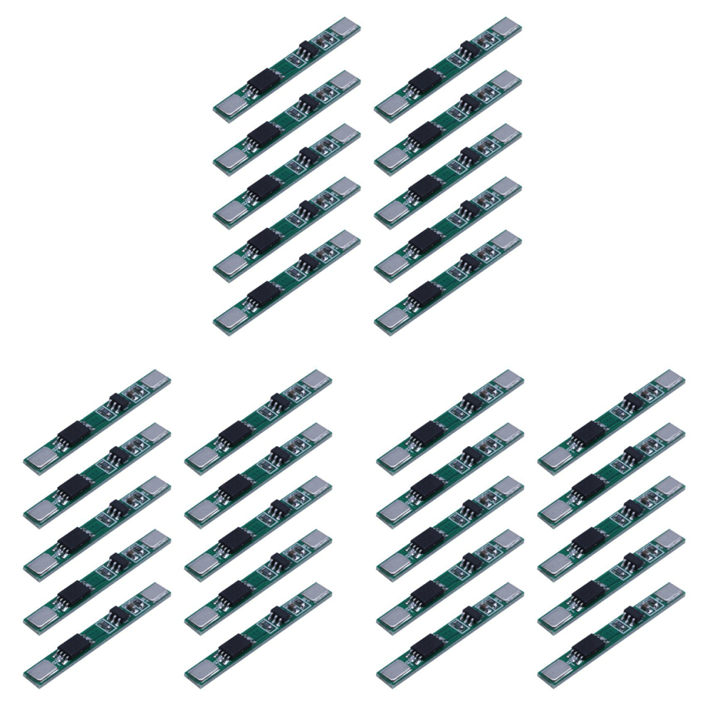 10 Pcs 1S 3.7V 4A Li-Ion Pcm 18650 Battery Protection Board Pcb 4713043602693