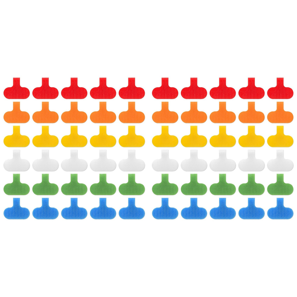 30 Pcs Cable Labels Cord Labels Multi-Color Write On Wire Labels Tags 4713043676328