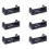 Plastic Shell 3V CR123A Button Cell Battery Sockets Holder Case Black 1