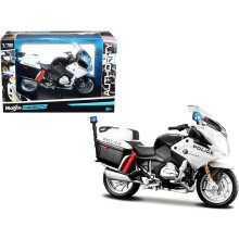 Maisto BMW R1200RT Serie motociclistiche della polizia della polizia di polizia degli Stati Uniti con display in plastica 1/18 Modello