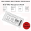 Electronic Price Tag ESL TFT Screen Display for Android APP 4Pcs 2