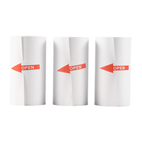 3 Rolls Printable Paper Thermal Paper 57X30mm for P1 P2
