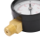 0 - -30inHg 0 - -1bar Mini Dial Luftdruckpruefer Schwarz 6