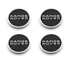 Zwarte Range Rover Wheel Center Caps Hub Badges 62mm 4 Pcs Voor Evoque Defender Discovery Sport Vela