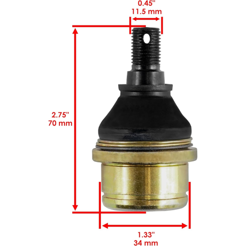 4 Pcs Upper/Lower A-Arm Knuckle Ball Joint Kits for TRX420 2