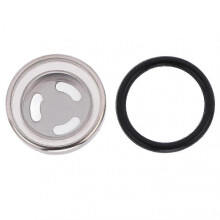 Universal Motorcycle Brake Clutch Master Cylinder Reservoir Sight Glass 18mm/0.71in for Suzuki Front Rear