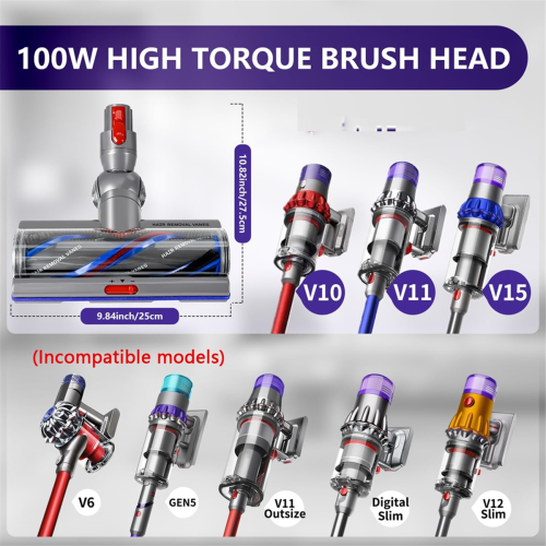 High Torque Replacement Head for V10 V11 V15 1