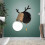 Nordic Wooden Deer Antler Wall Sconce with Pull Chain, E27, Black, No Bulb 8